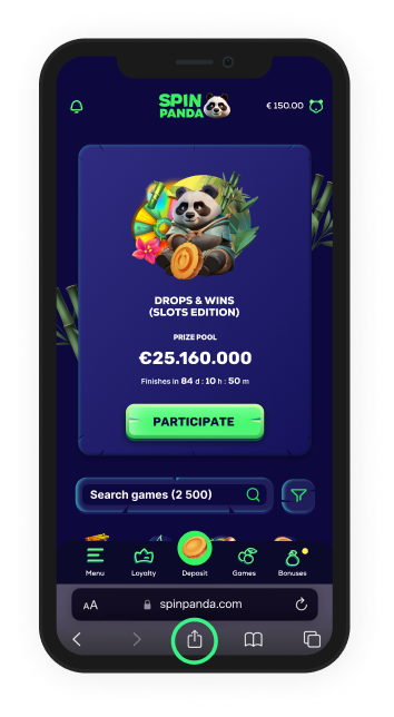 Spinpanda casino op je mobiel